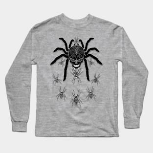 Spider Skull Tarantula Tattoo Long Sleeve T-Shirt